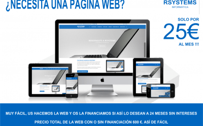 ¿NECESITA UNA PÁGINA WEB?