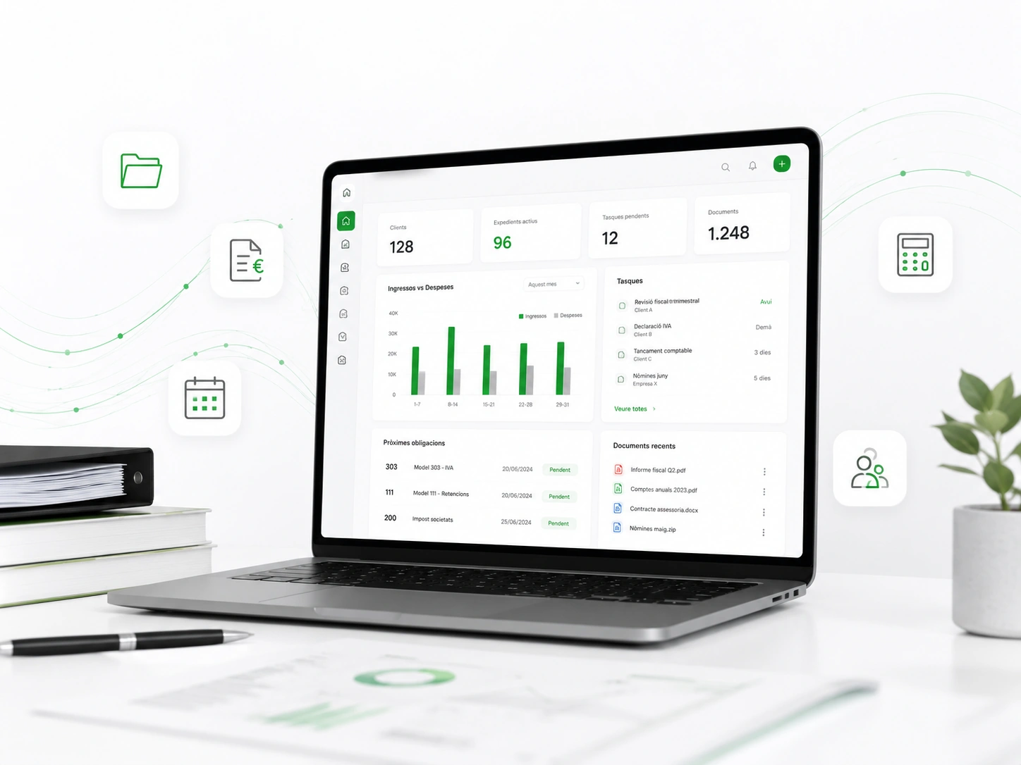 Software per a despatxos professionals assessories gestories fiscal comptable laboral i documental